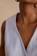 Plain Siméon Cardigan - Sky Blue
