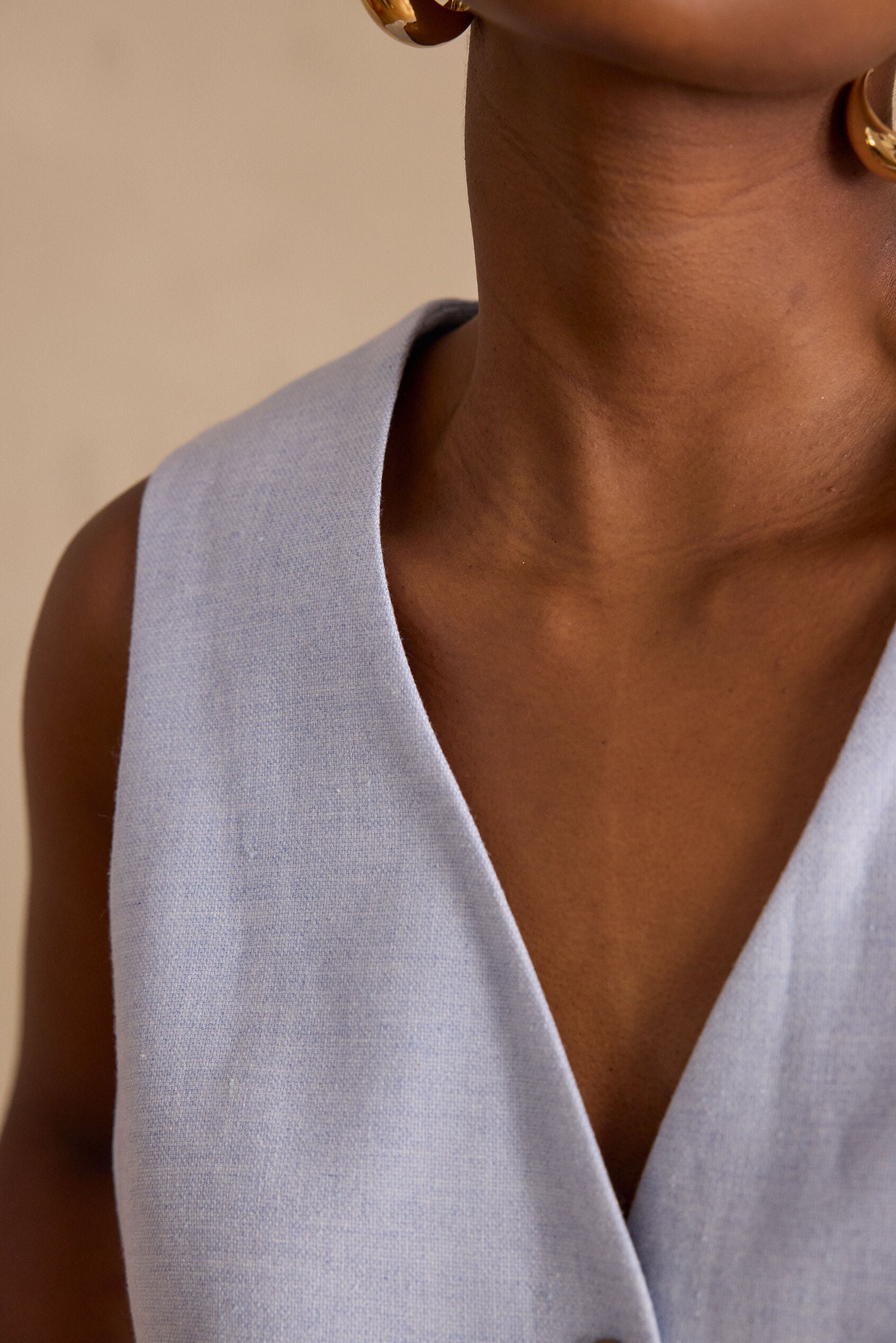 Plain Siméon Cardigan - Sky Blue