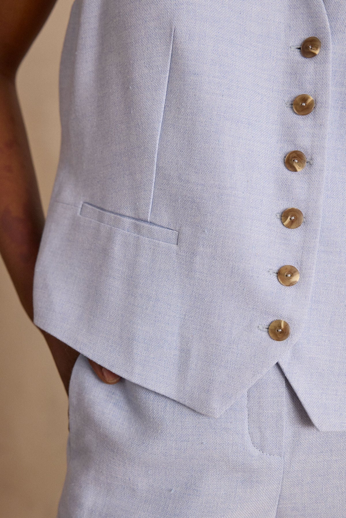 Plain Siméon Cardigan - Sky Blue