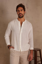 Blusa Jack/Ie Jacquard - Crudo