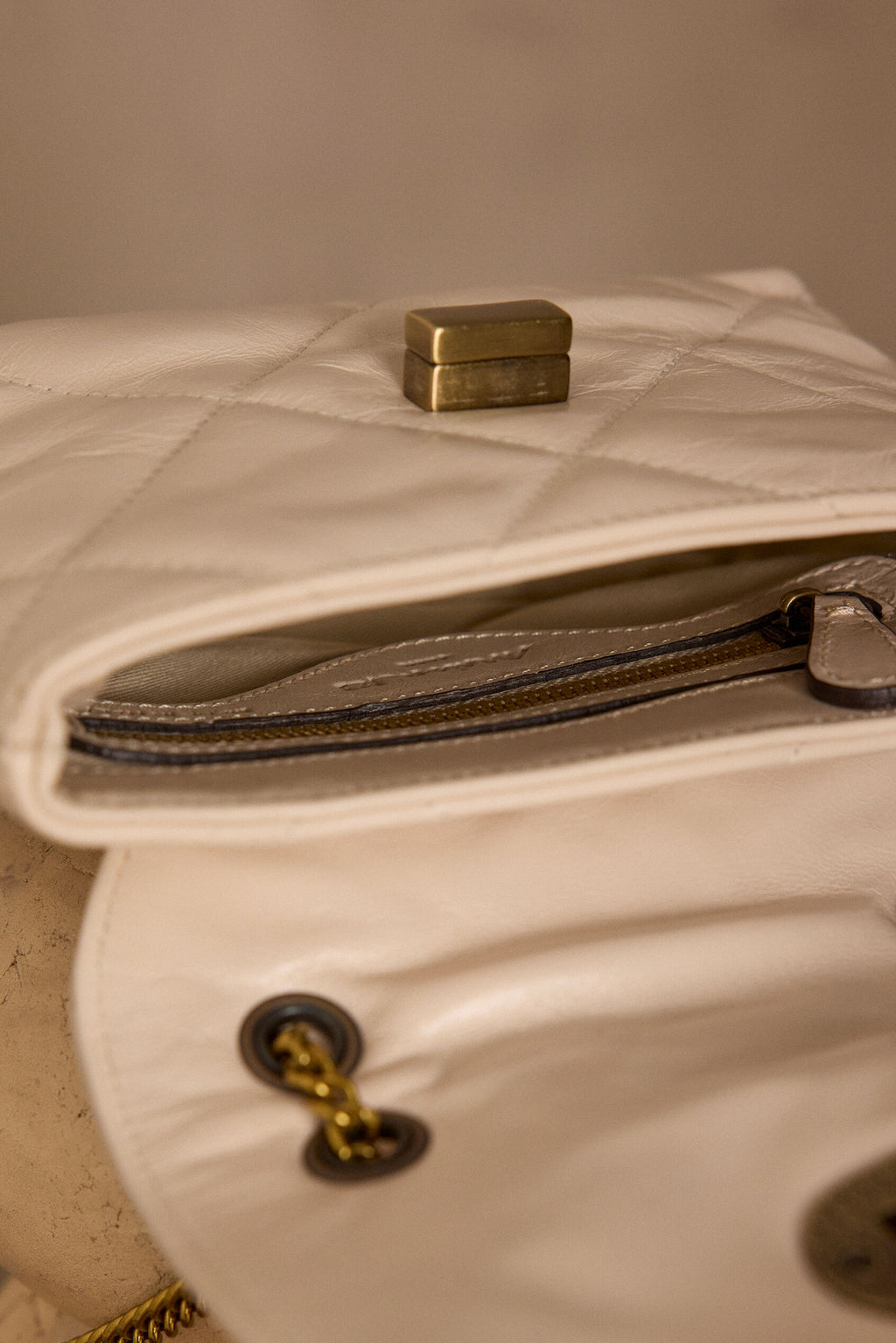 Bolso Pequeño Gaby Mini - Crema
