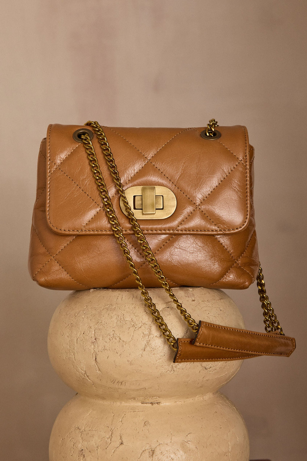 Gaby Mini Small Bag - Light Camel