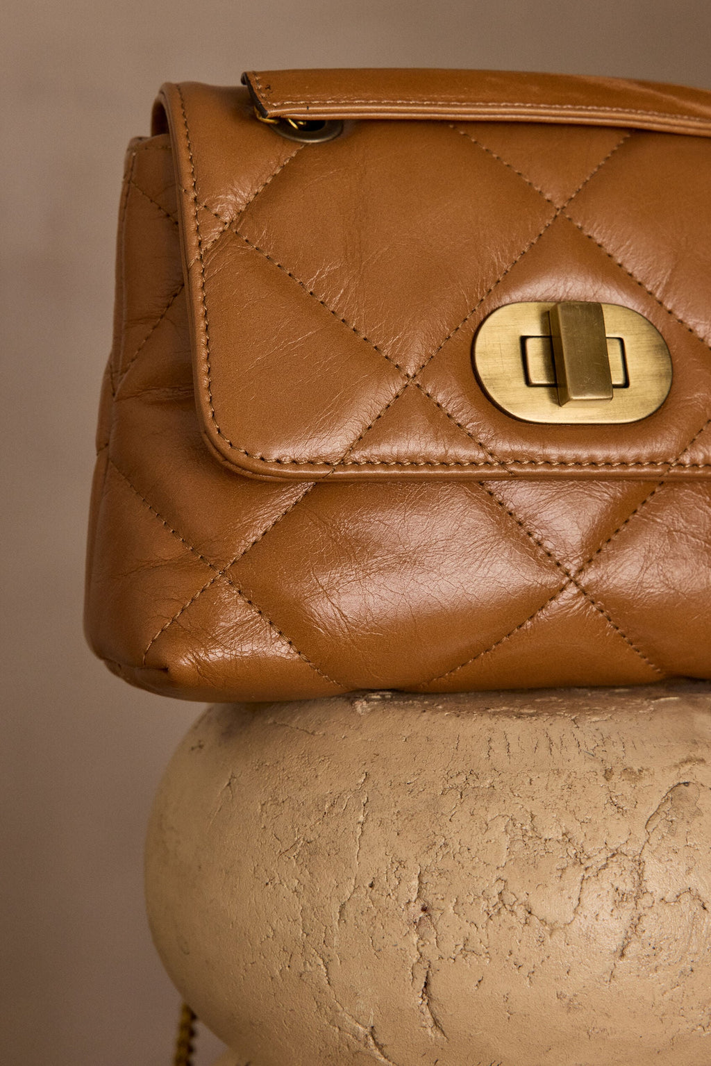 Gaby Mini Small Bag - Light Camel