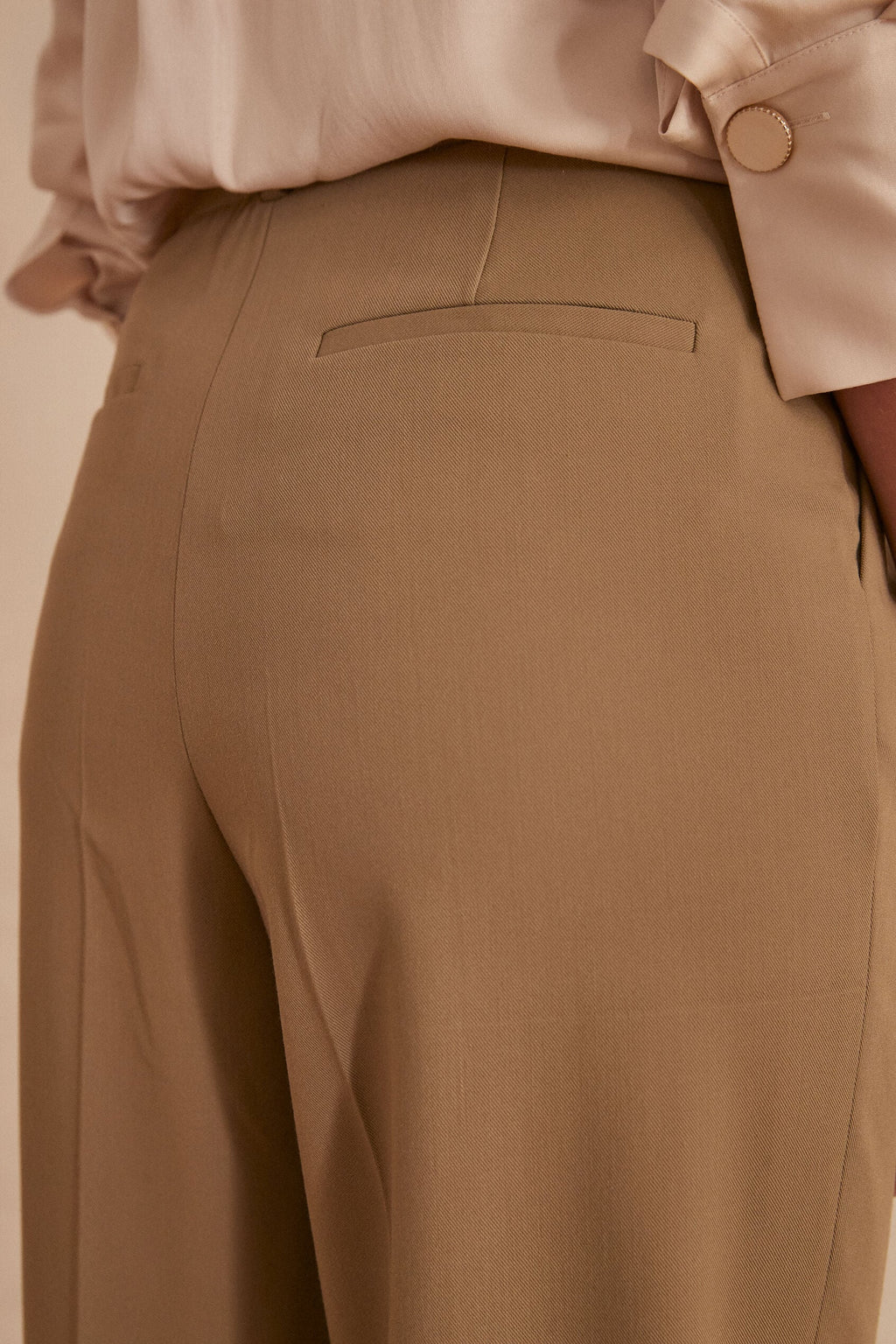 Pantalon Benito Uni - Feuille