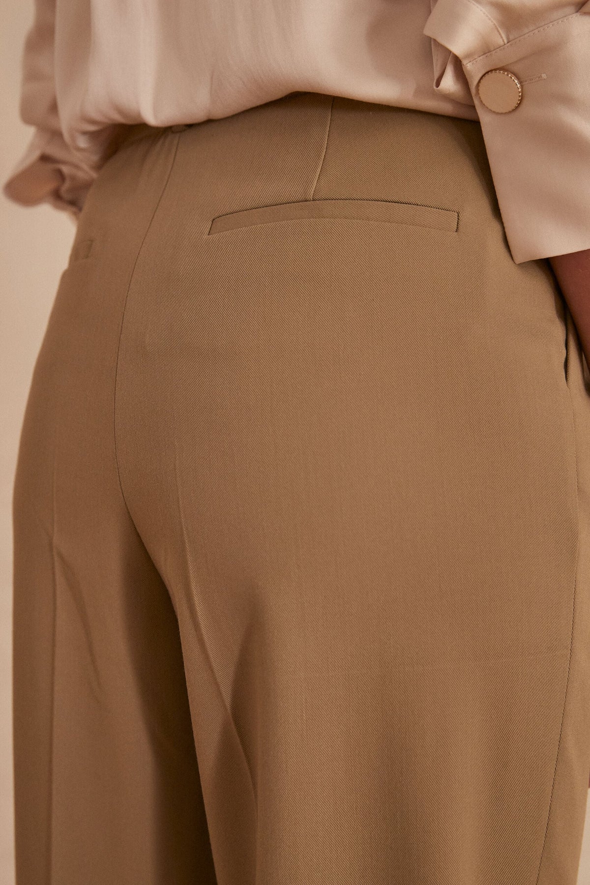 Pantalon Benito Uni - Feuille