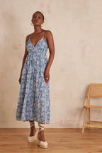 Flou Lucie Estampado - Azul