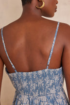 Flou Lucie Estampado - Azul