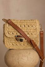 Bolso Pequeño Gaston Mini de Paja - Natural