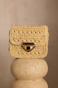 Bolso Pequeño Gaston Mini de Paja - Natural