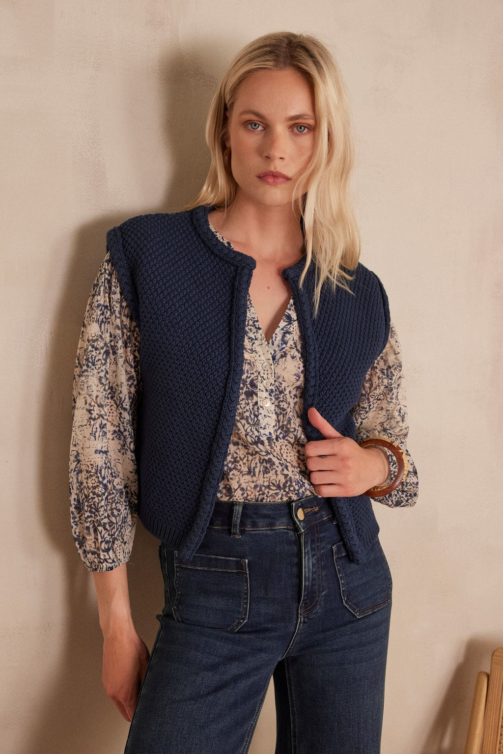 Chaqueta/Cárdigan Betsy - Tinta