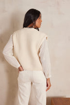 Chaqueta/Cárdigan Betsy - Crema