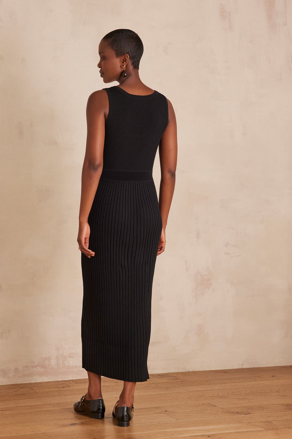 Vestido de Punto Rive - Negro