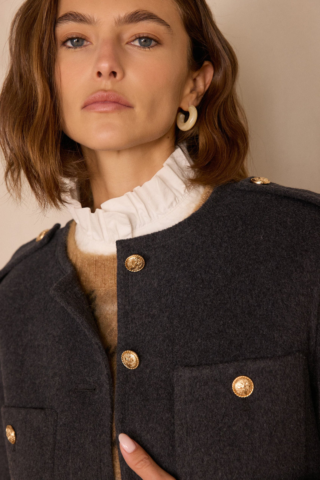 Chaqueta Périne - Antracita