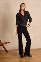Pantalón Lily Terciopelo - Negro