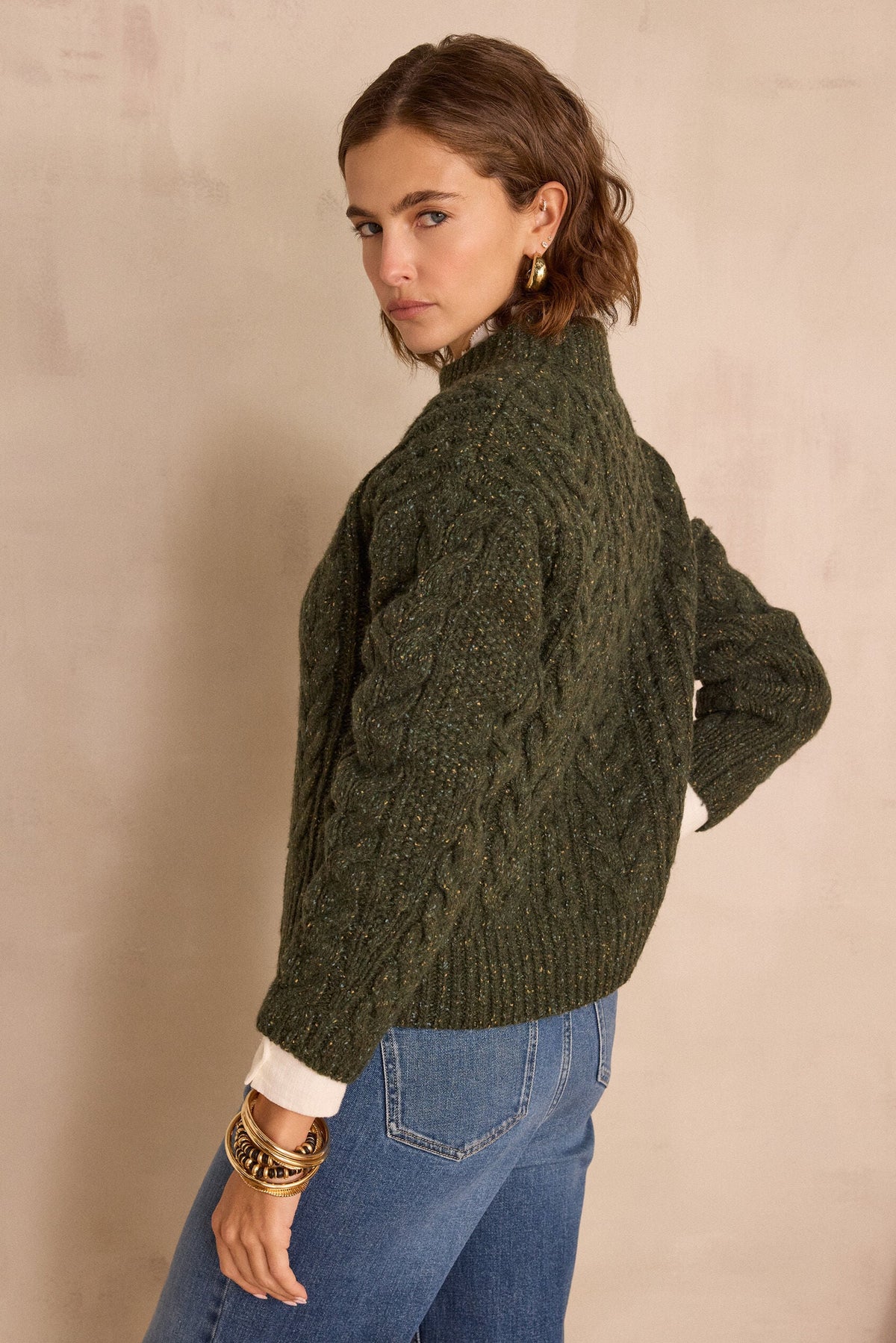 Pull Brandon - Kaki