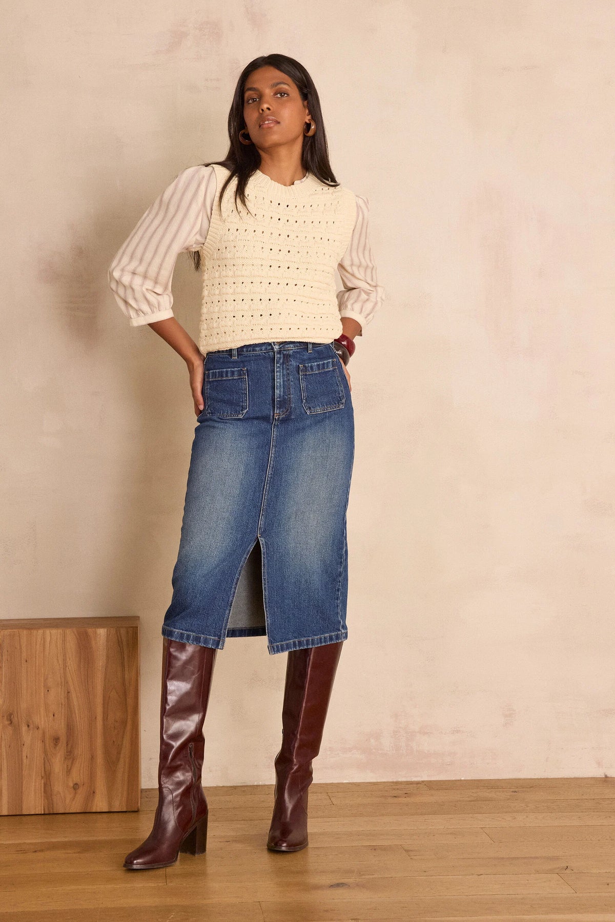 Structure Cléo Denim - Indigo Foncé
