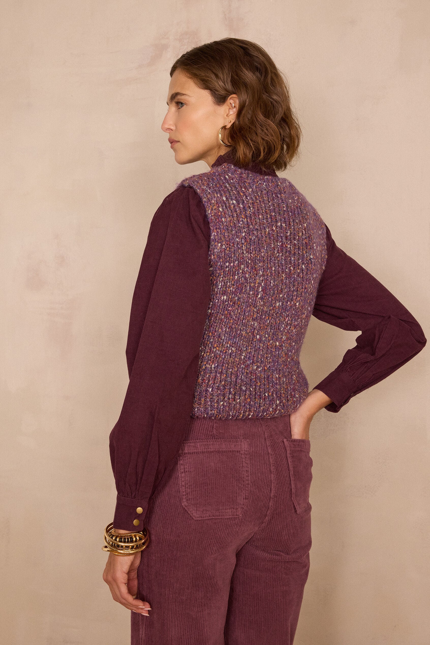 Bolton Jumper - Aubergine