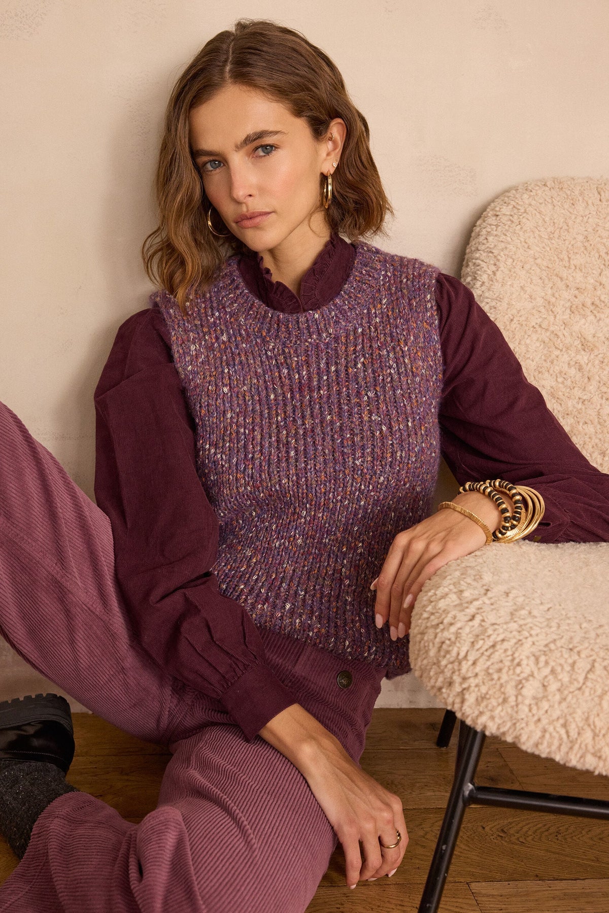 Bolton Jumper - Aubergine