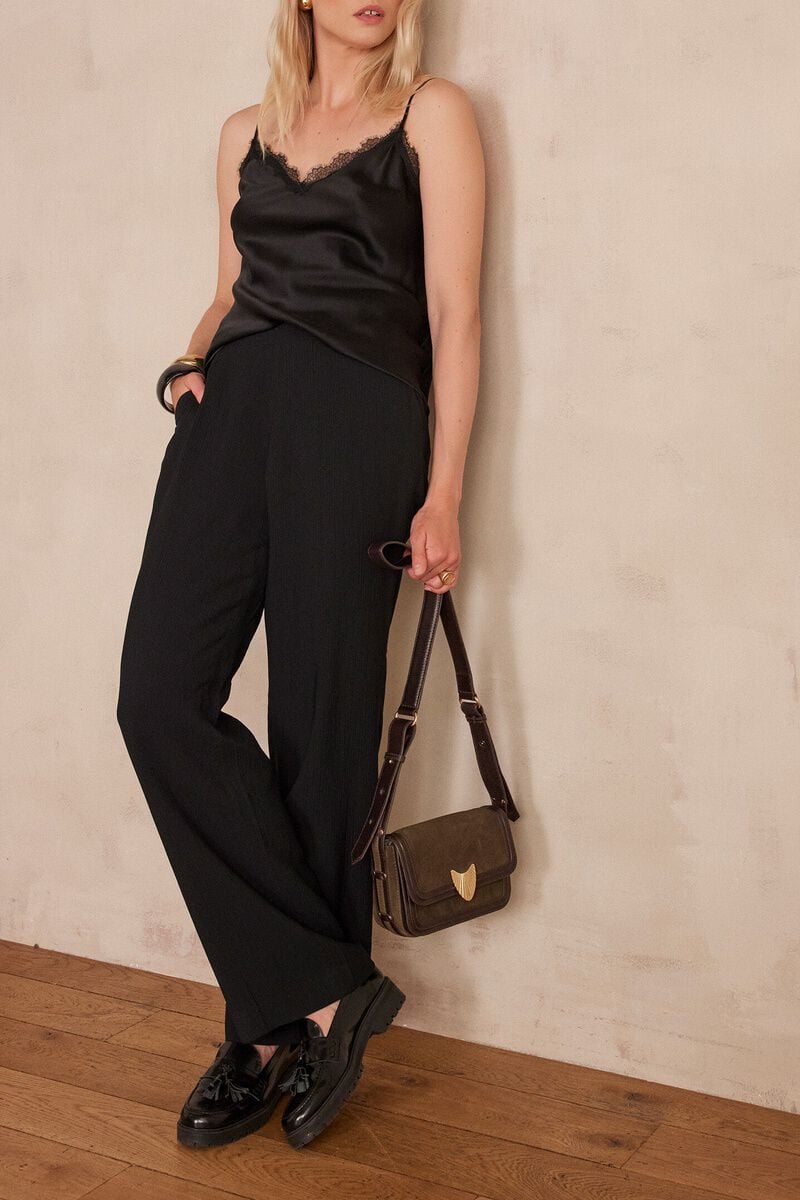 Pantalón Léana Fluido - Negro