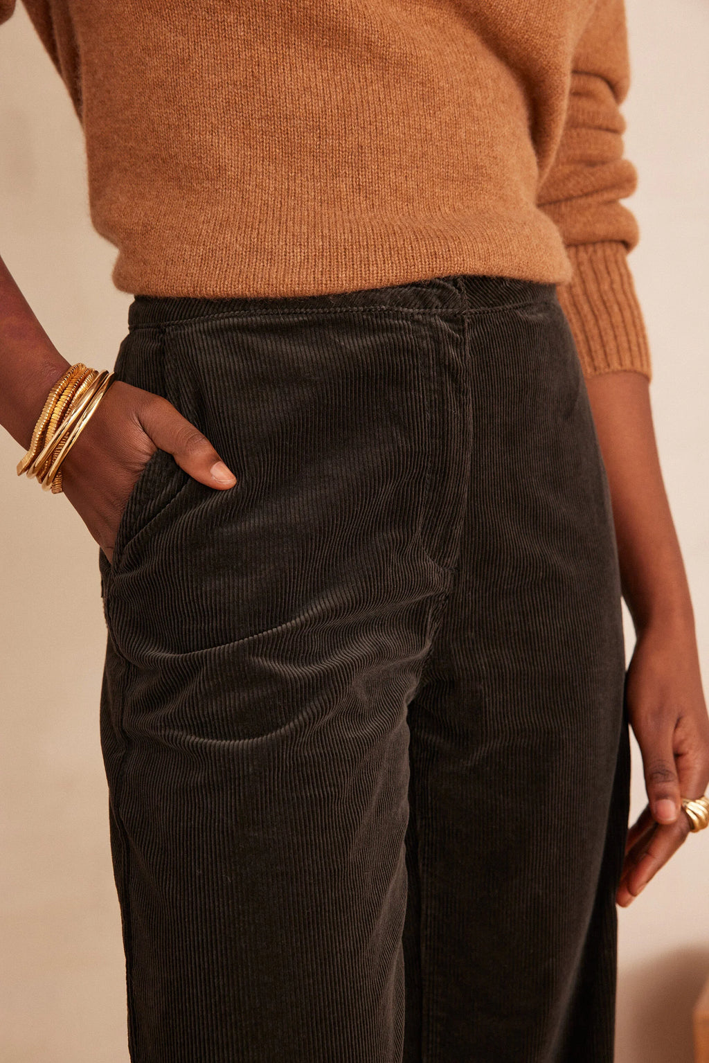 Pantalon Martin Velours - Kaki