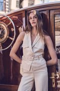Gilet Parisse Uni - Crème