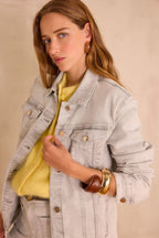 Cazadora Sophie Denim - Gris Ratón