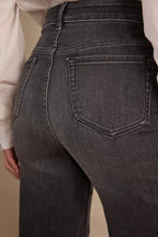 Pantalon Lisa Large Denim - Gris Souris
