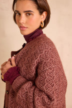 Cosmo Cardigan - Aubergine
