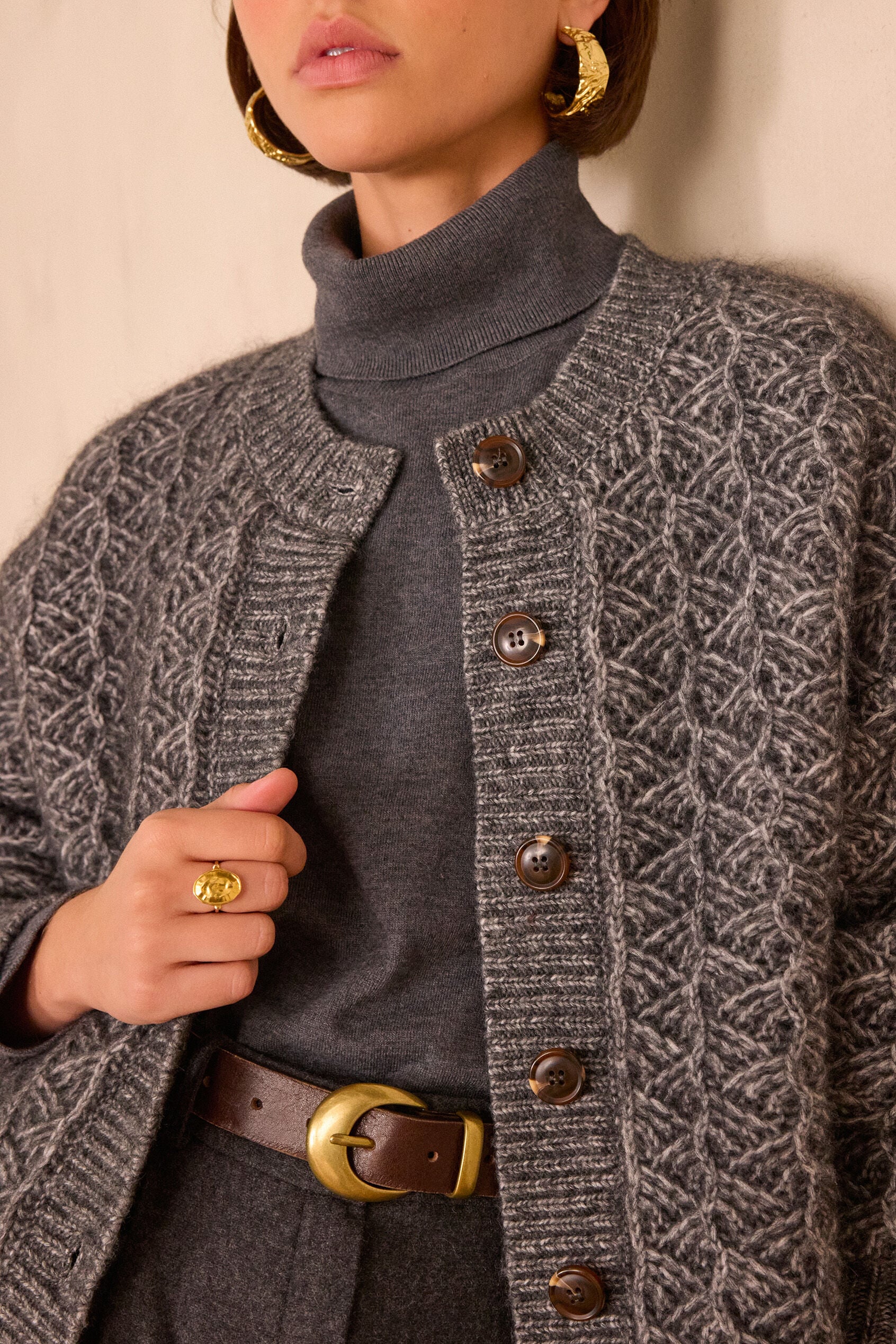 Cosmo Cardigan - Anthracite