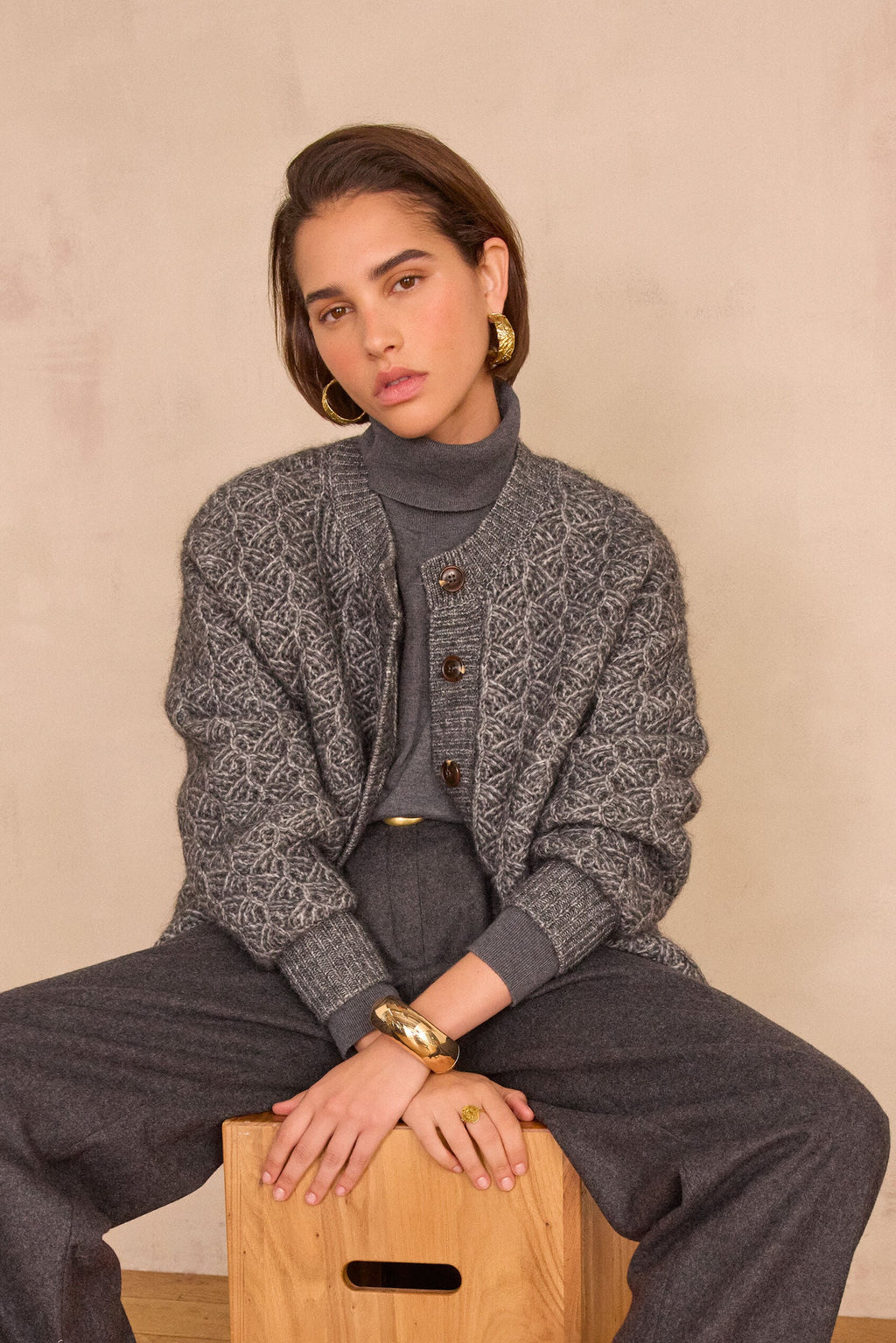 Cosmo Cardigan - Anthracite