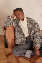 Chaqueta Caroline Tweed - Crudo