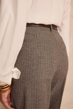 Pantalón Ferguson a Rayas - Topo Claro