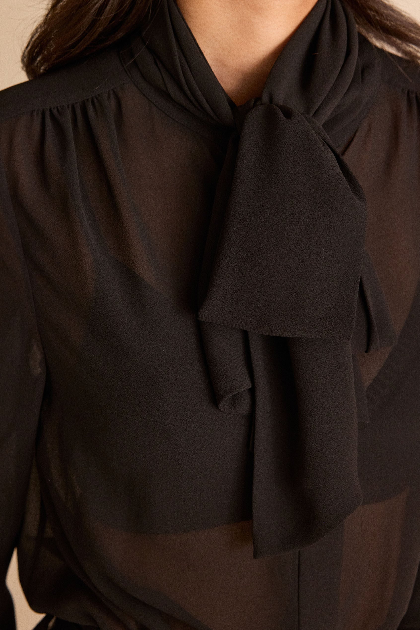 Blusa Spirit con Lazos - Negro