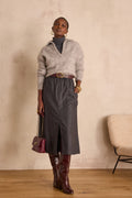 Charlie Flowing Skirt - Anthracite