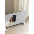 Warm Crystal 2000W - Convecteur Électrique En Verre Avec Wifi - Blanc