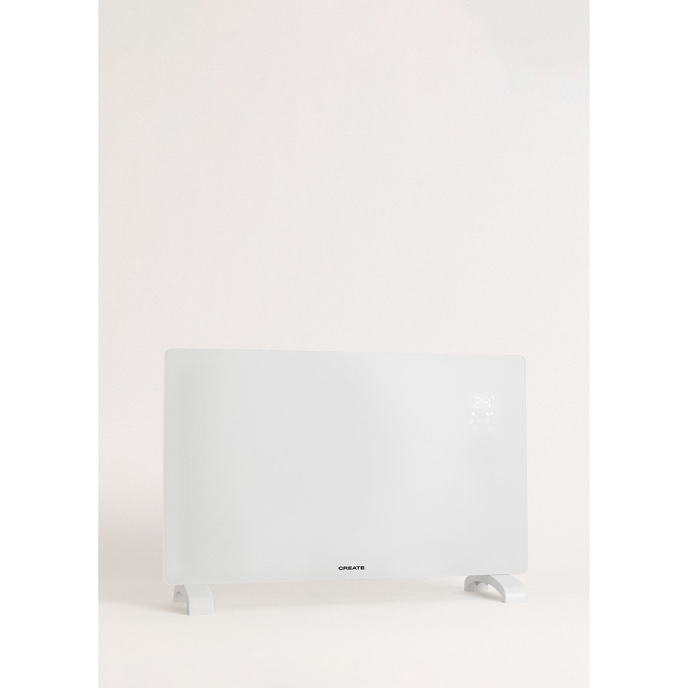 Warm Crystal 2000W - Convecteur Électrique En Verre Avec Wifi - Blanc