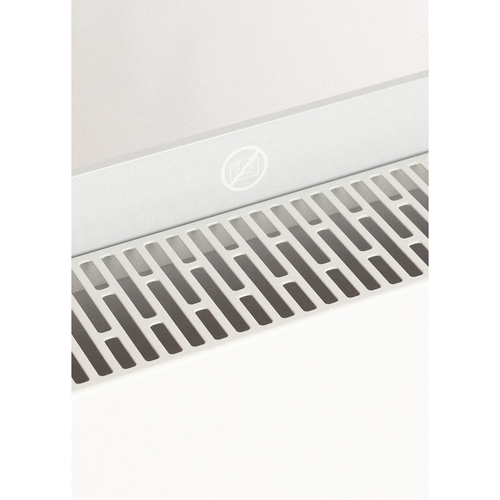 Warm Crystal 2000W - Convecteur Électrique En Verre Wifi Avec Roulettes - Blanc