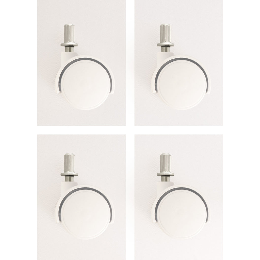 Warm Crystal 2000W - Convecteur Électrique En Verre Wifi Avec Roulettes - Blanc