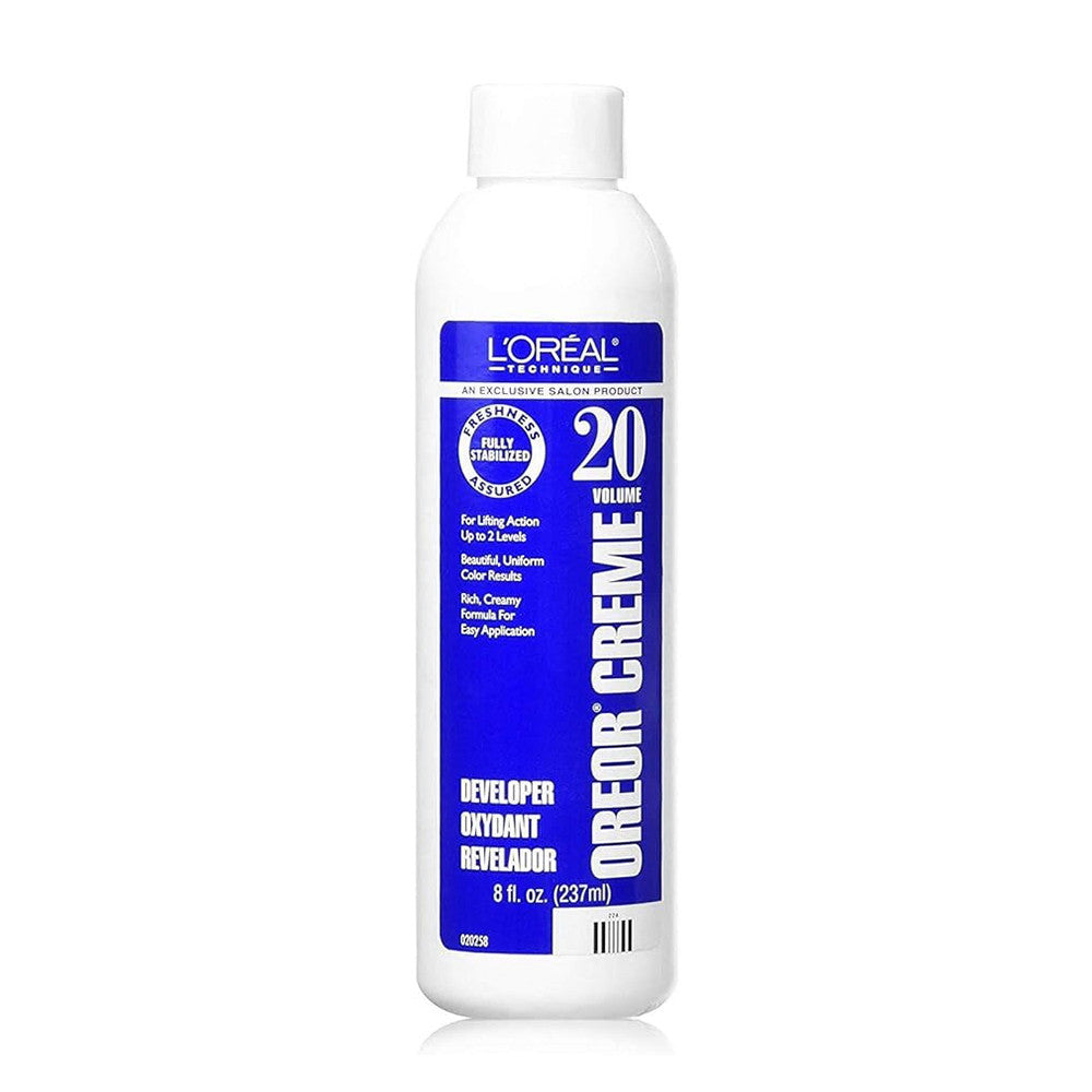 Loreal Oreor Creme 20 Hair Volume Developer, 8 Oz