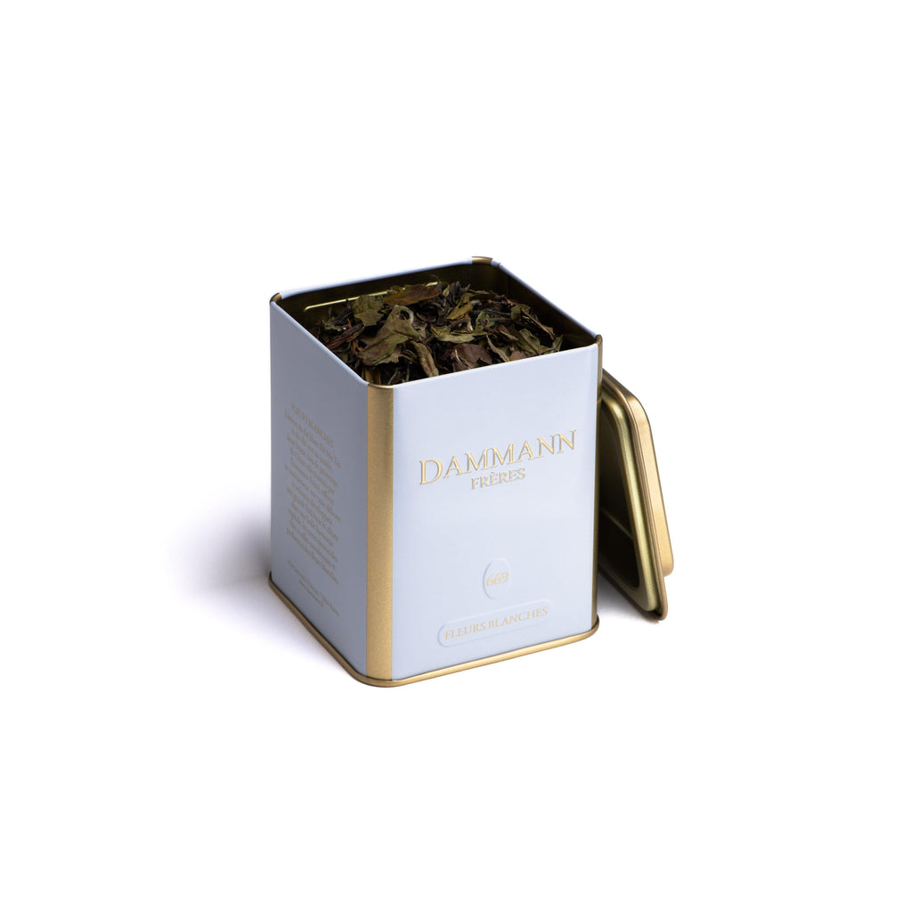 White Flower Tea Tin - 60G