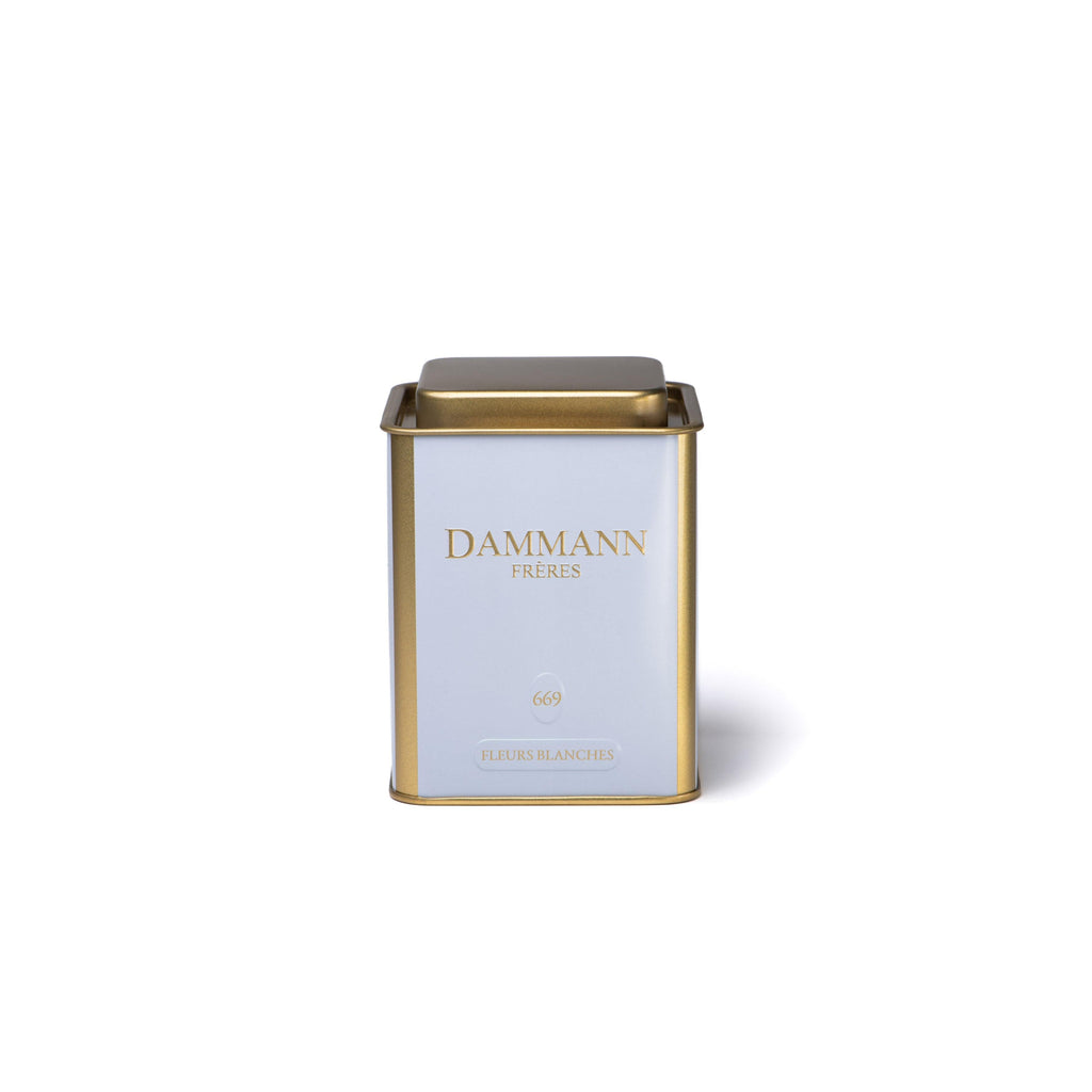 White Flower Tea Tin - 60G