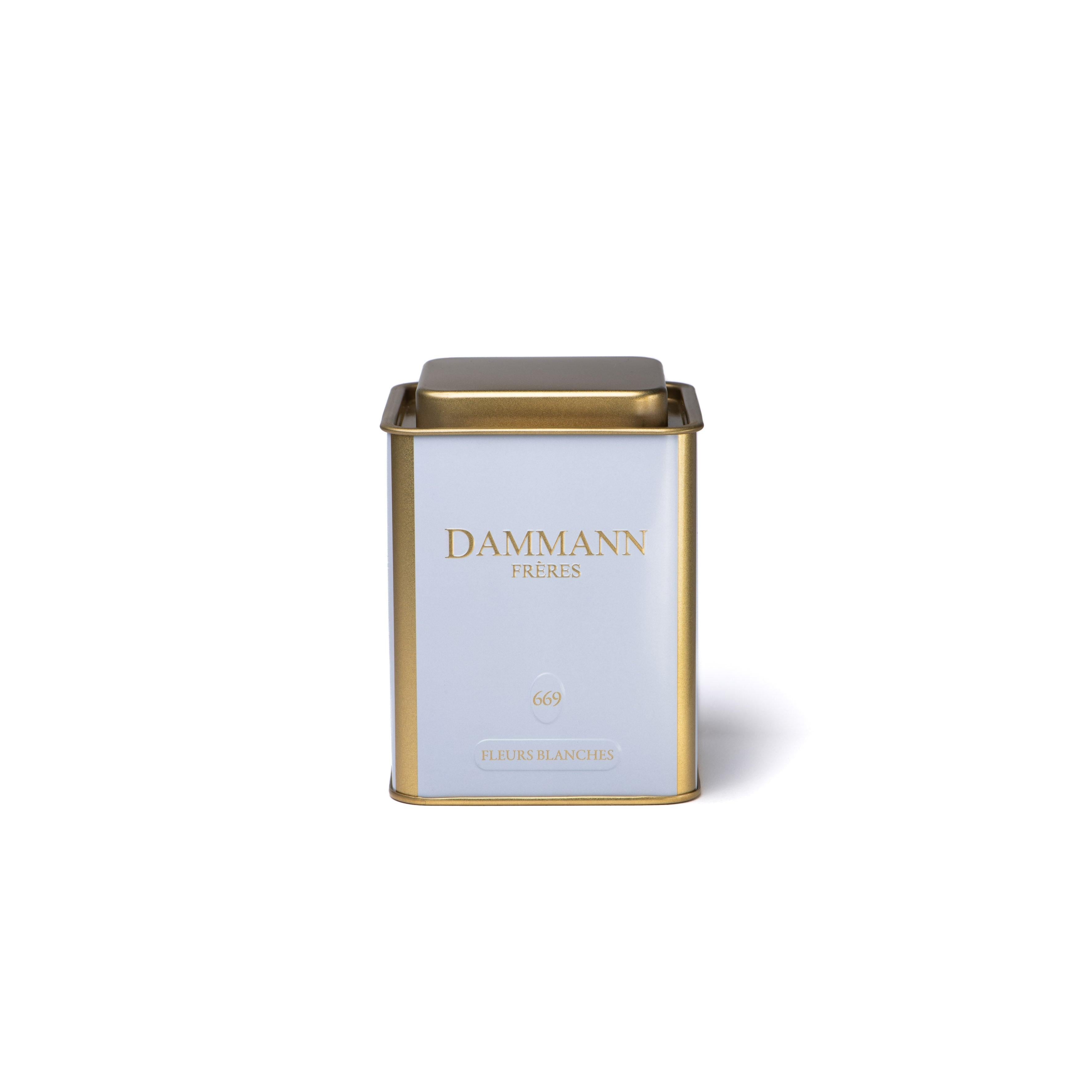 White Flower Tea Tin - 60G
