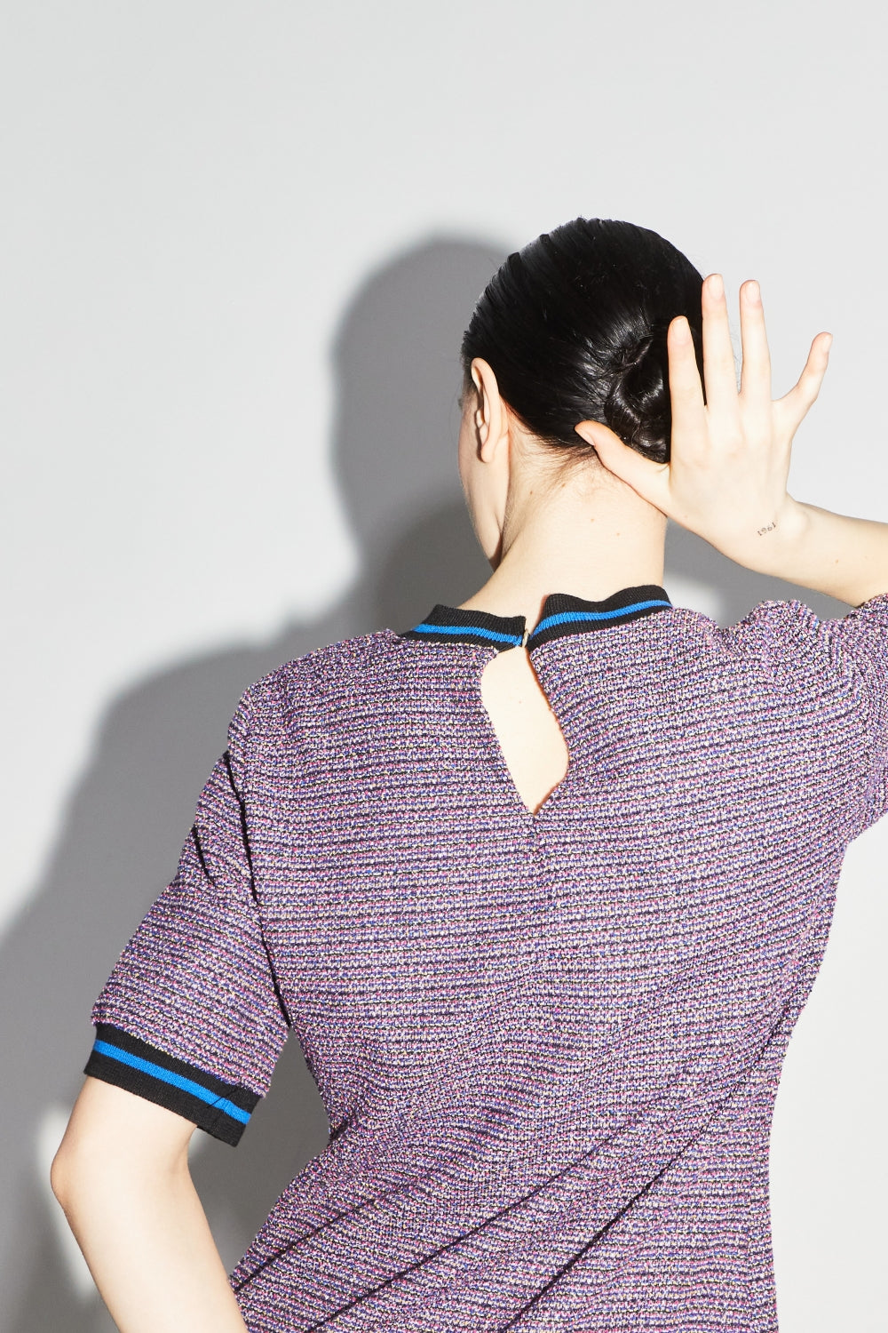 La Robe Annalisa En Tricot Multicolore