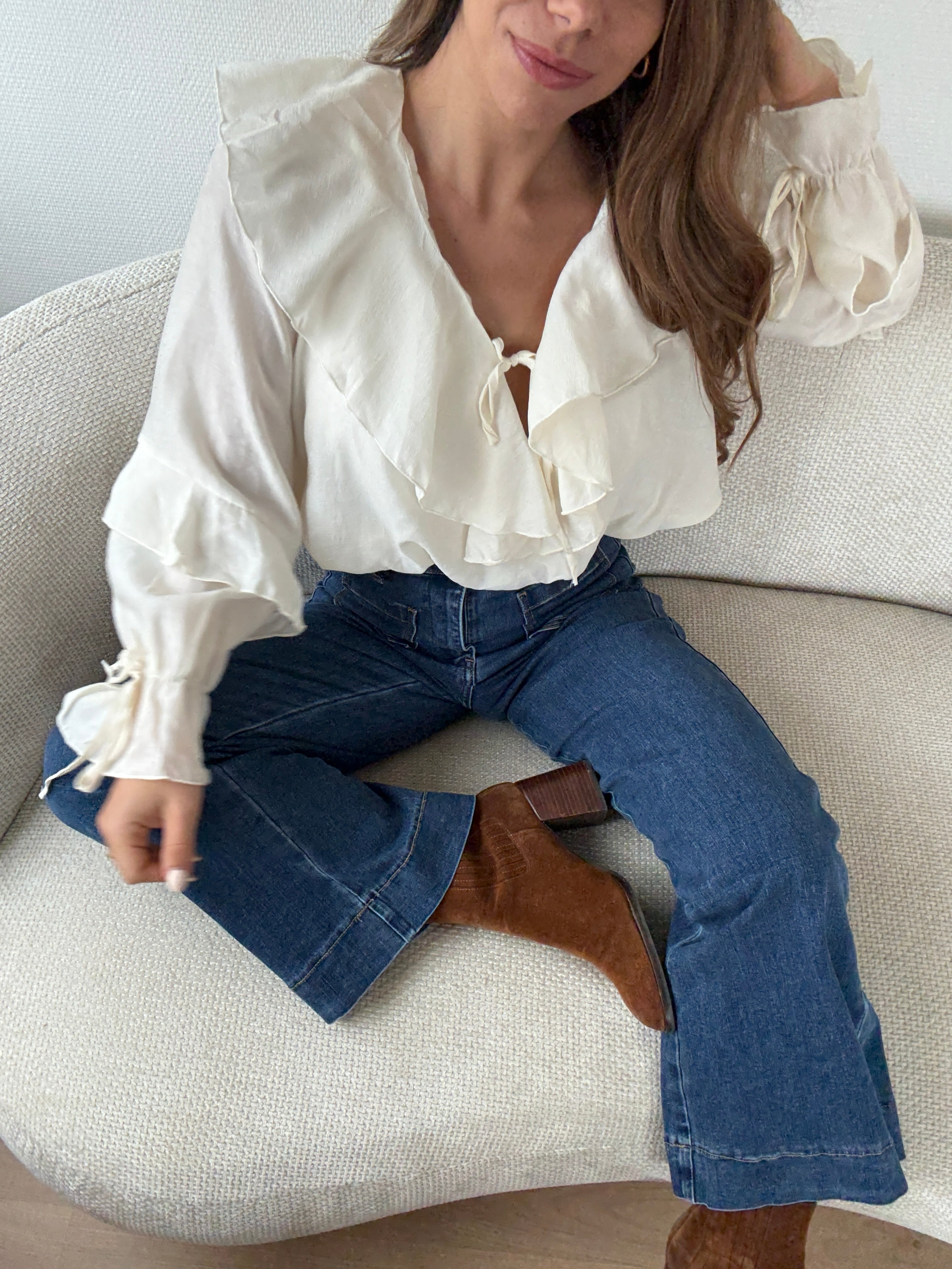 Iris Blouse Ecru