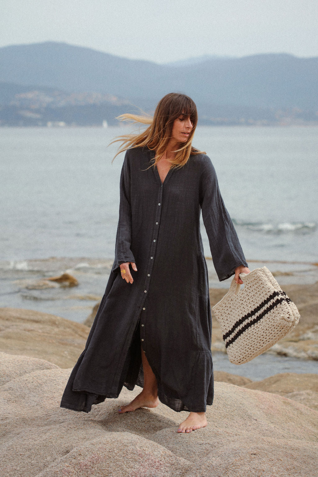Stella Dress - Carbon