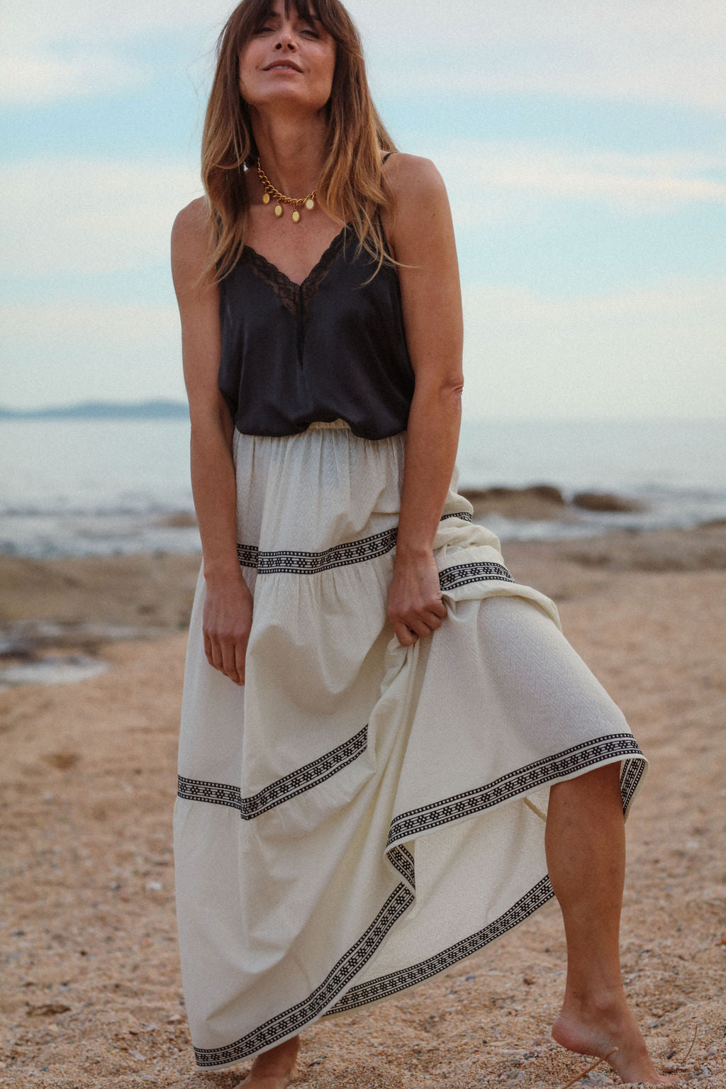 Plume Paris - Falda Sarah Crudo