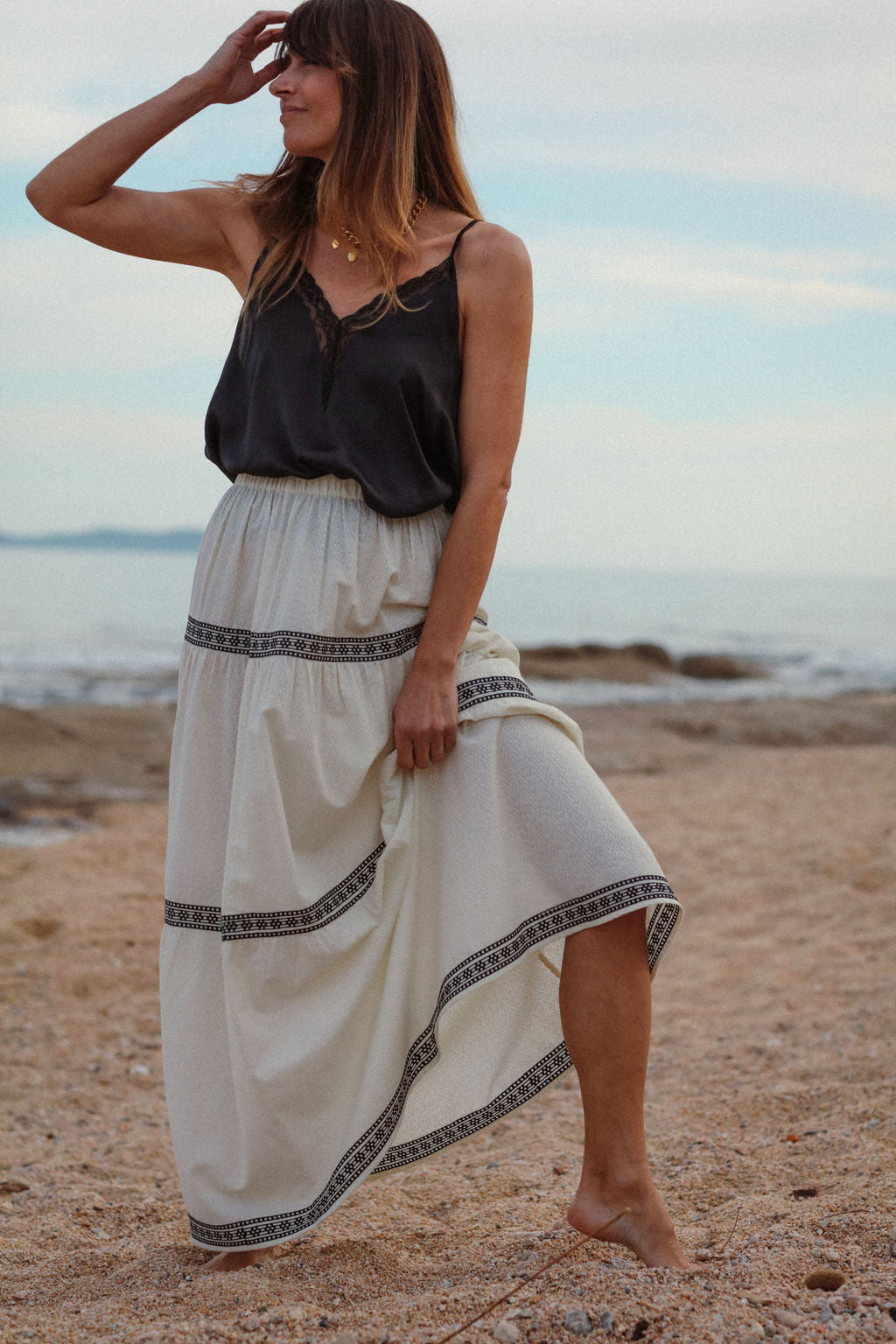 Plume Paris - Falda Sarah Crudo