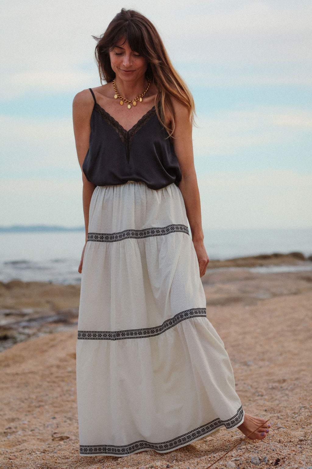Plume Paris - Falda Sarah Crudo