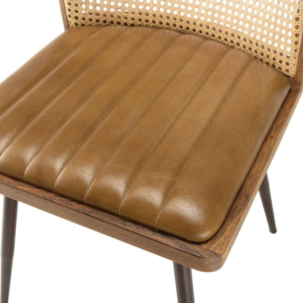 Marcel - Set of 2 Chairs - Brown/Black/Light Wood