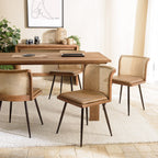 Marcel - Set of 2 Chairs - Brown/Black/Light Wood